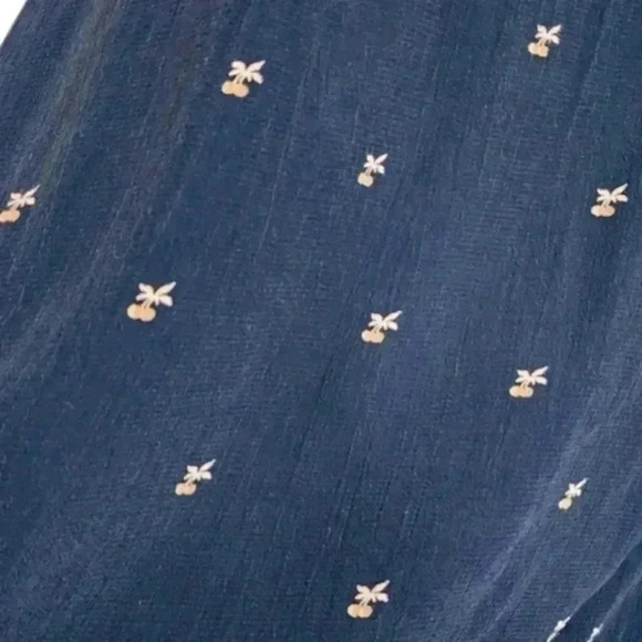 Sessùn  Bang Bang Dress Women S Navy Witchy Boho Angel Fairy Whimsigoth Prairie - Picture 7 of 16